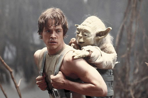 Luke and Yoda Empire Strikes Back